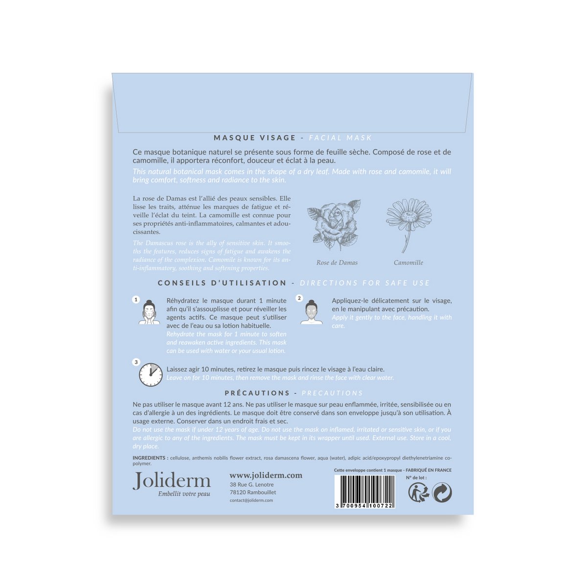 Comfort and radiance face mask