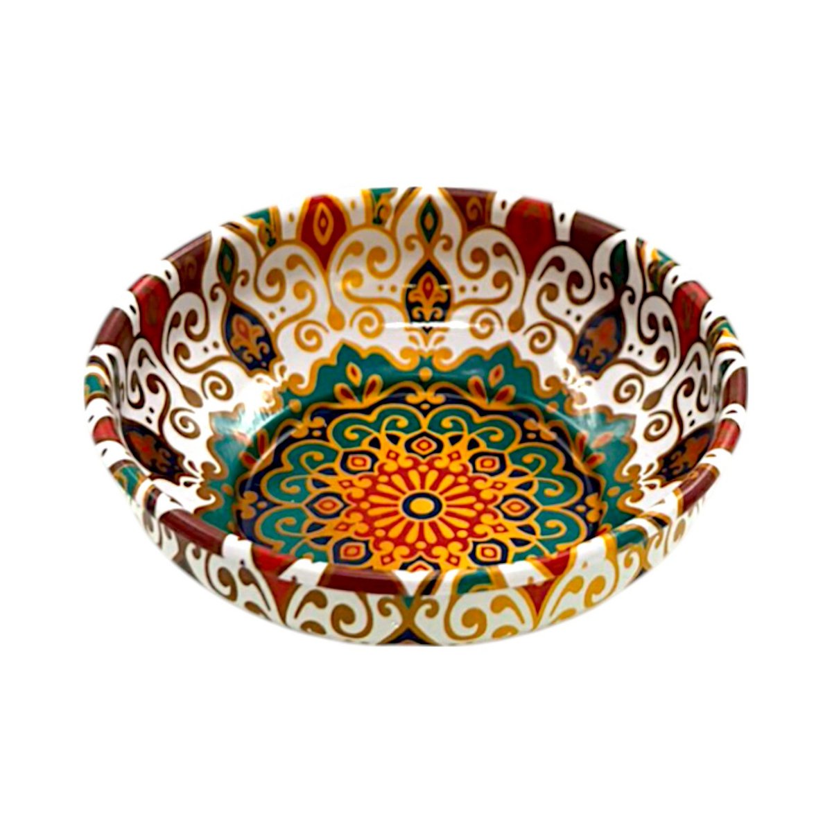 Metalen kom - Mandala 3 - Klein - 8 cm