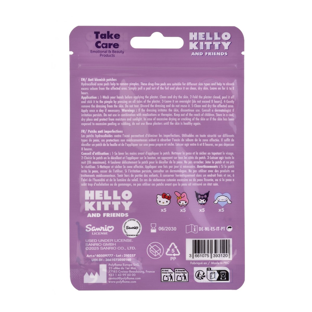 Patchs Anti-Imperfections Hello Kitty and Friends