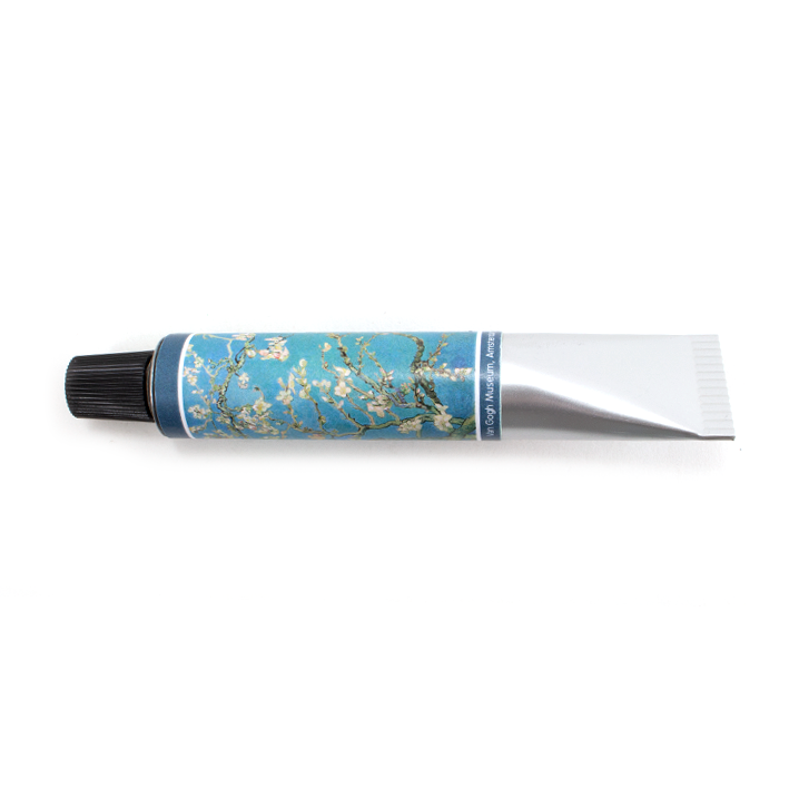 Stylo tube de peinture, fleur d'amandier, Van Gogh