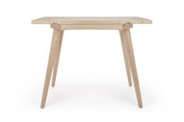 Exclusive oak wood secretary desk with natural look, suitable for desktop organization.