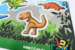 Dinosaurios - Pegatinas para zapatos