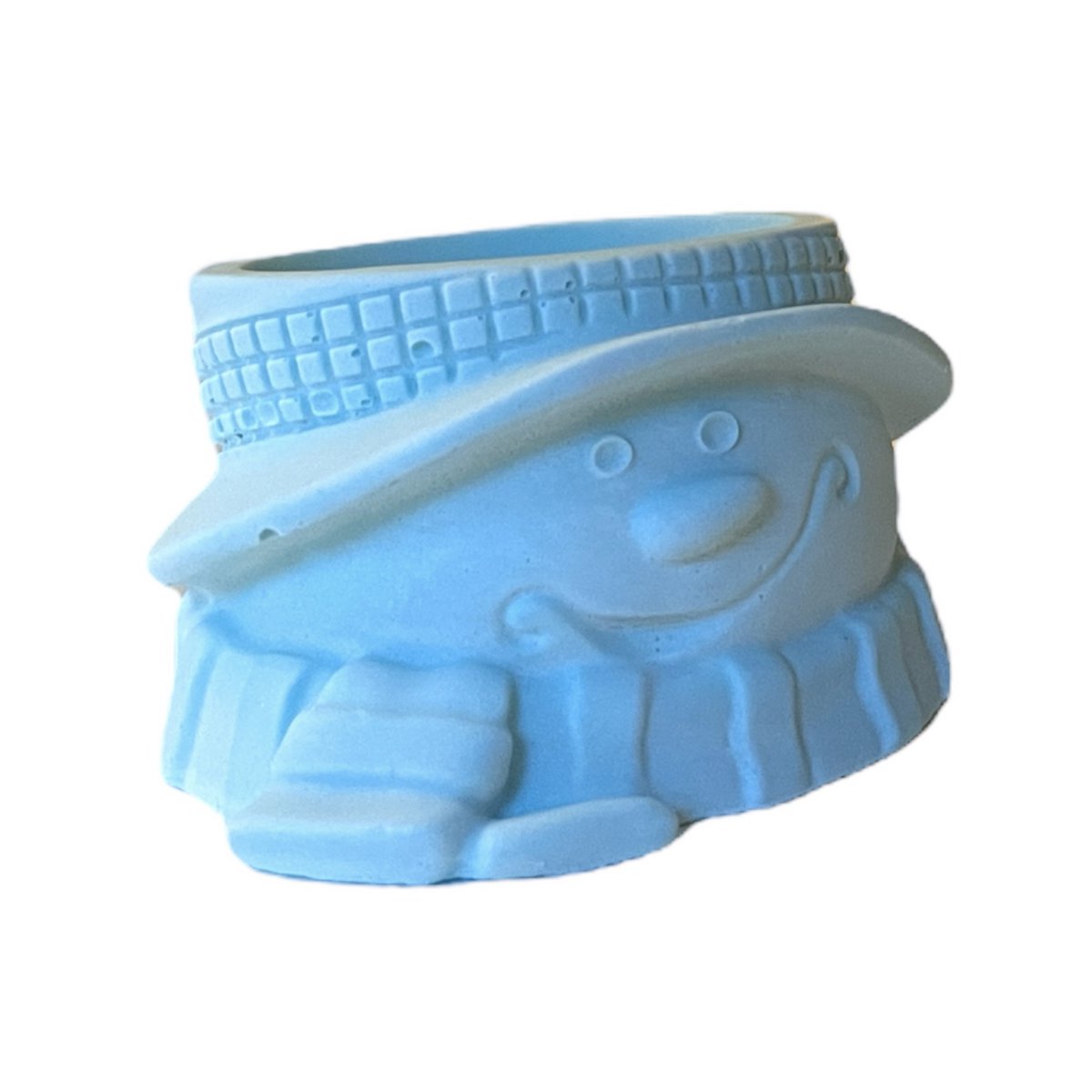 New In! Snowman Tealight Holder  - made of Jesmonite