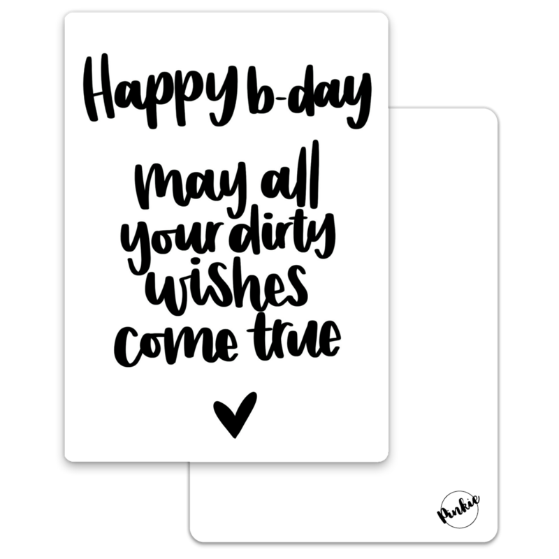 Kaart Happy B-day