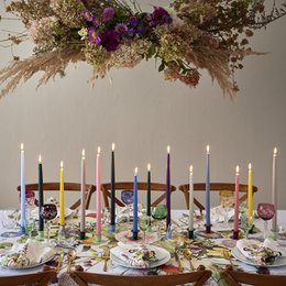 FlowerGarden linen table cloth extra length - Made in Europe
