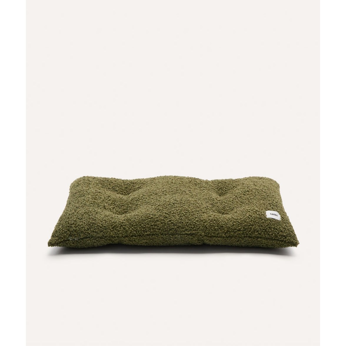 Green Sheepskin Dog Bed Cushion, Bela
