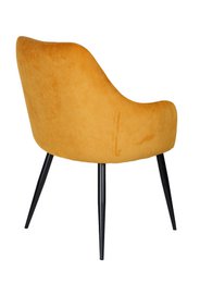 Ivy spisestuestol - gul rib