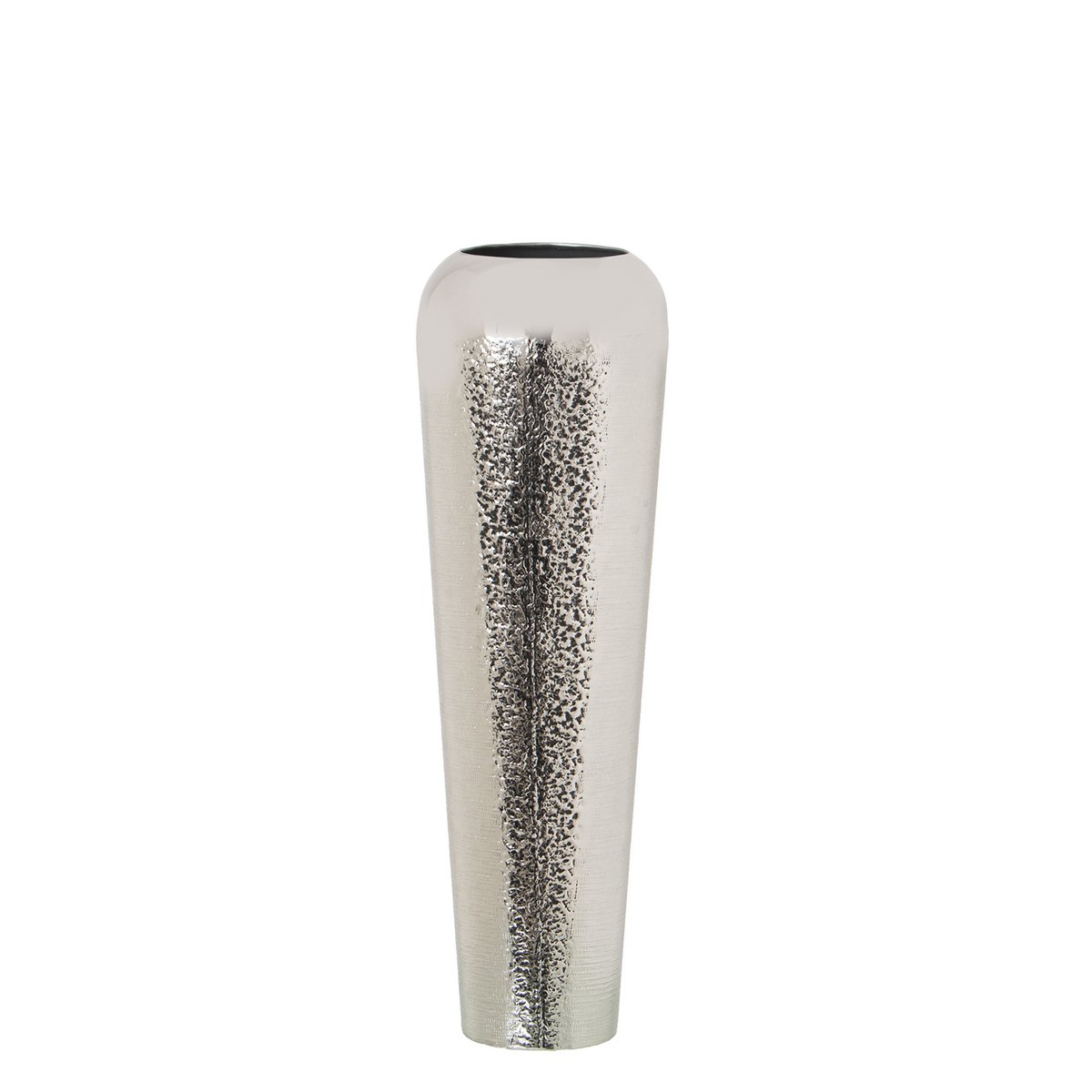 WAZON METALOWY Z ANTYCZNEGO SREBRA _°20X67CM ST74229
