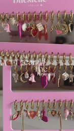 SWEET CRUSH HOOP PINK – Orecchino singolo