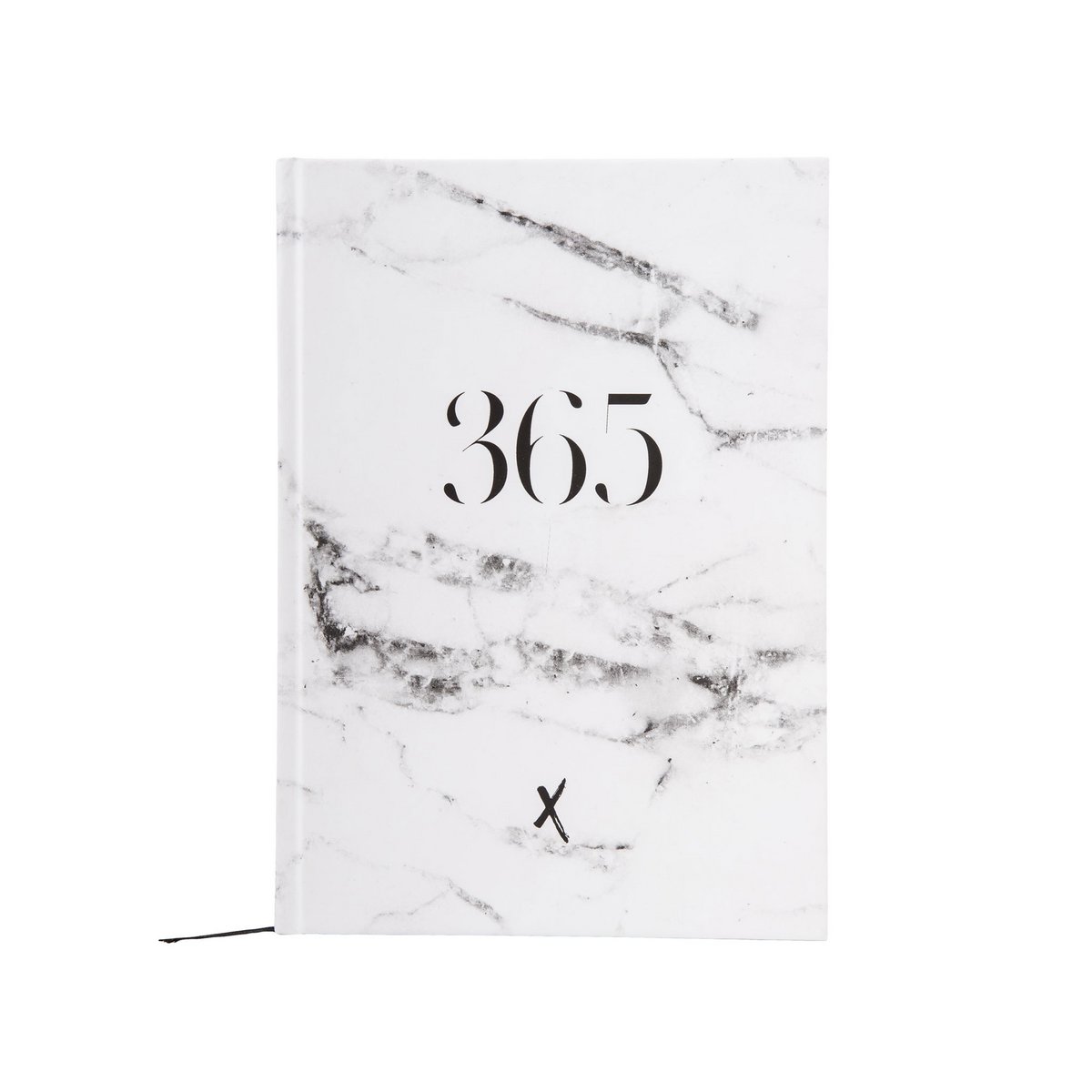 Notebook "365", A5, marble white