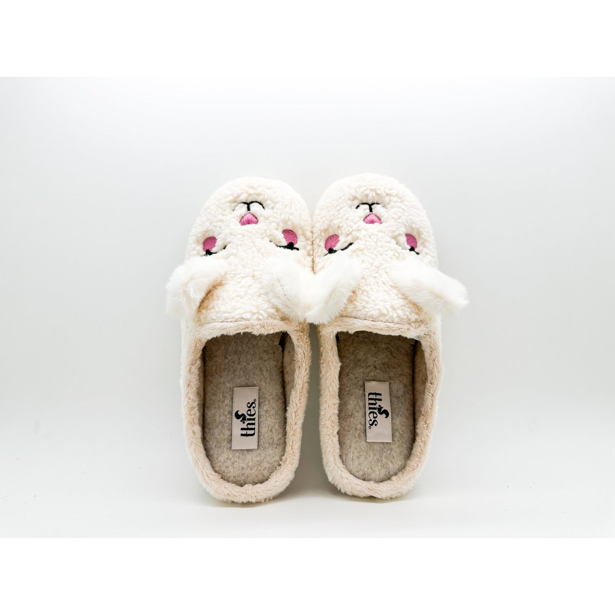 thies 1856 ® Organic Rabbit Slipper vegan off white