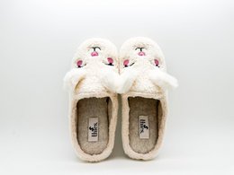 thies 1856 ® Organic Rabbit Slipper vegan off white