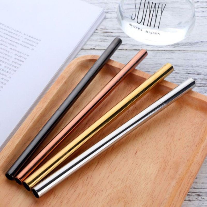 Reusable straw for Bubble Tea - 215x12mm - 5 colors available