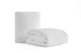 Waterproof, absorbent, and breathable terry cloth mattress protector for baby crib. Antibacterial material provides a safe and comfortable sleeping environment.