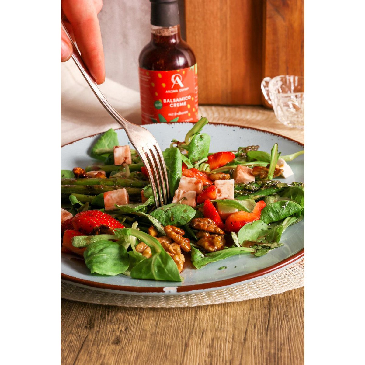 Bio Balsamic Cream met aardbeien