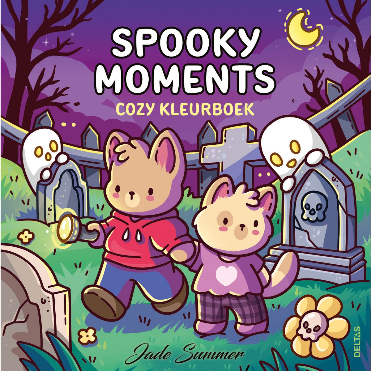 Momentos espeluznantes: un acogedor libro para colorear