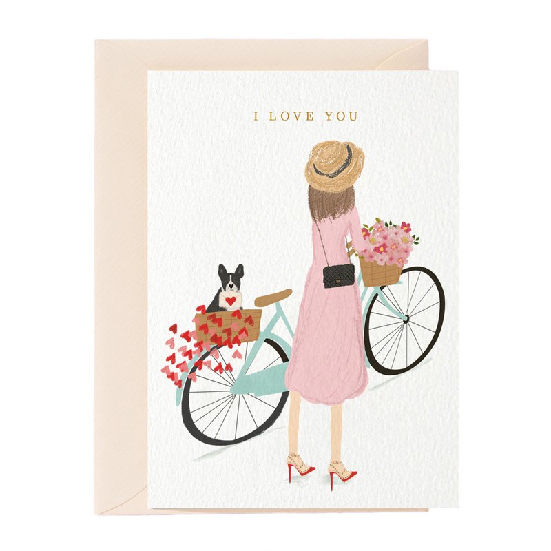 Ti amo biglietto di auguri