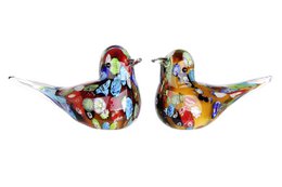 Pájaro de cristal "Floral" VE 4 así