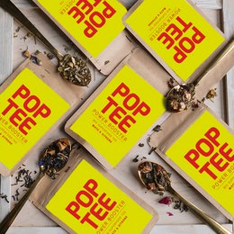 POP TEA prøvestørrelse (mini doypack) - økologisk superfood te