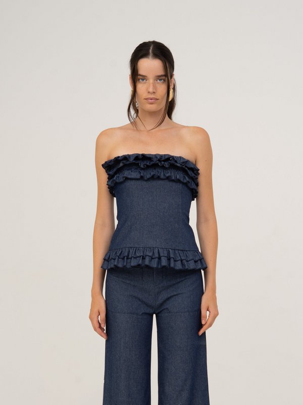 Blue Denim Noctis Top