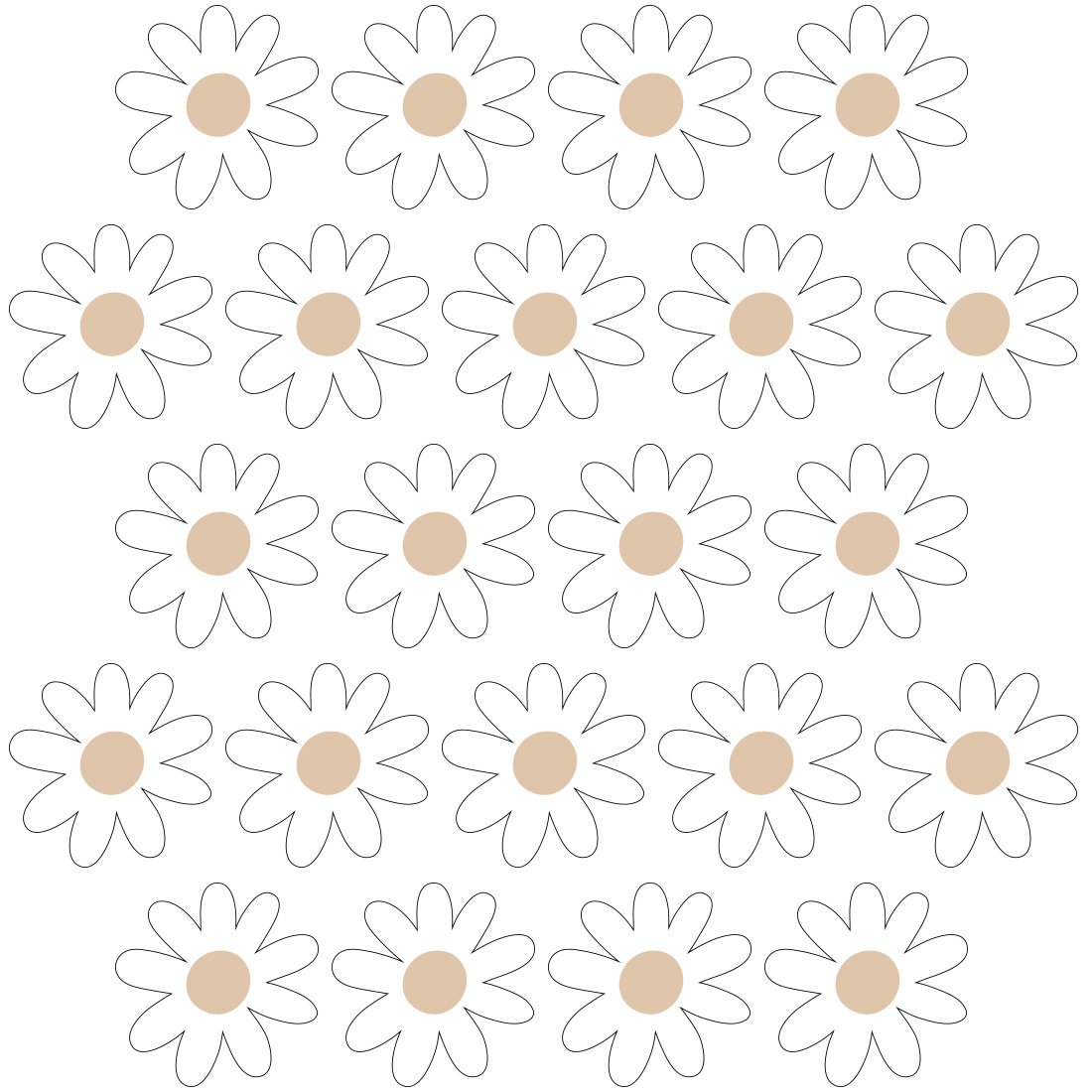 Wandaufkleber | Daisy VI