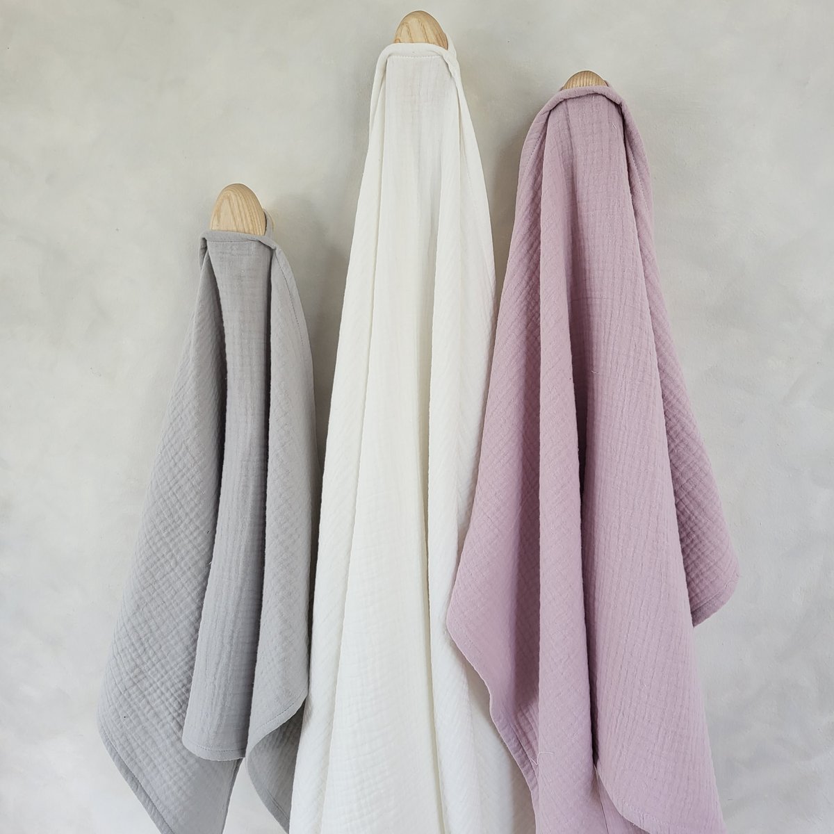 Serviette de bain en coton | Tissu mousseline