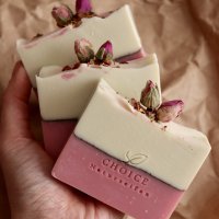 Natural soap "Mint Rose", vegan, palm oil -free