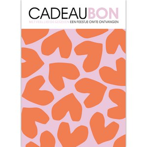 Gift vouchers XL Solo Hearts – 25 pieces - rust
