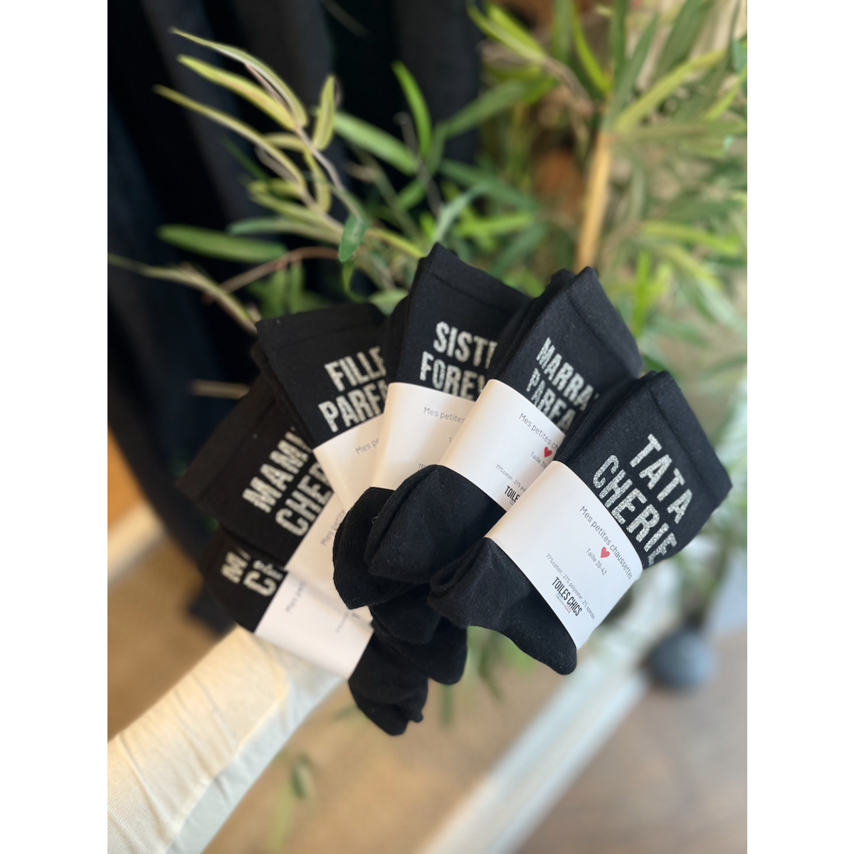 Set of "family" socks