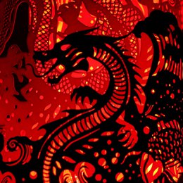 Spiro Dragon lampe (gigantisk udgave)