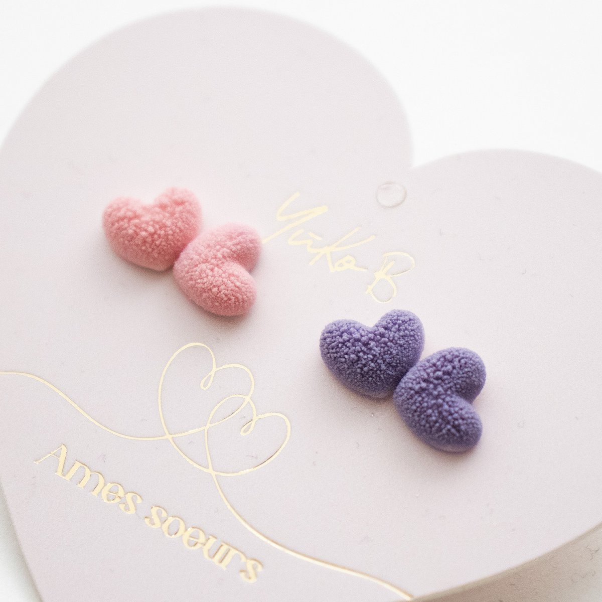 Duo Earrings - Soul Mates - Hearts