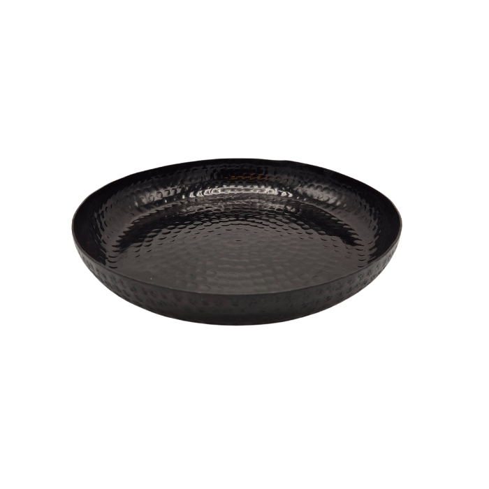 Round Maxim Tray - M - Black Antique
