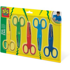 Ses Zigzag scissors set of 5 pieces
