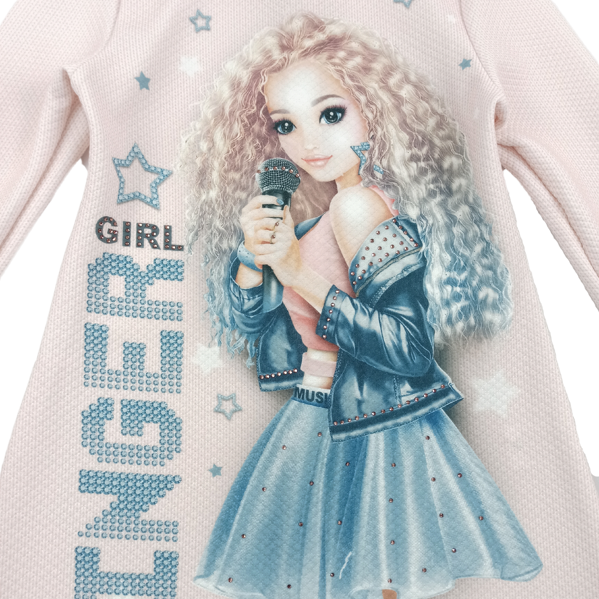 Robe fille avec sac à dos, "Singer" Taille 110/128