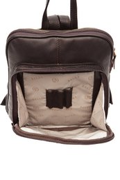 City backpack - Orange coffee