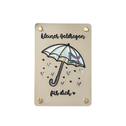 Money gift card - creative packaging for money gifts - financial injection, thank you & gift idea Thank you money rain