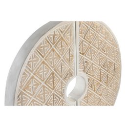 Decorative Figure White Iron Circles