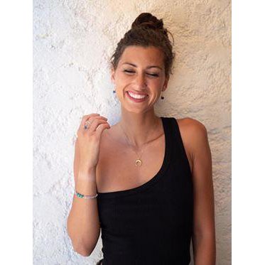 Crescent Moon Chain Necklace