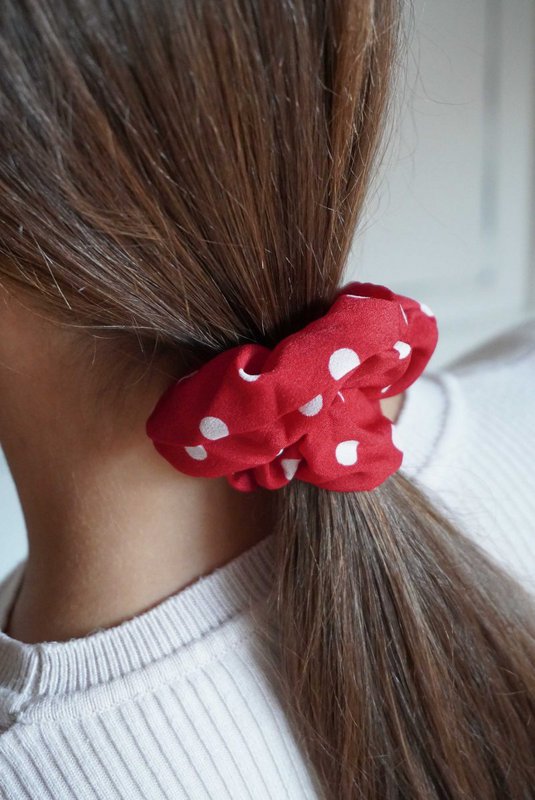 Lot de 2 chouchous à pois Isabelle Rose