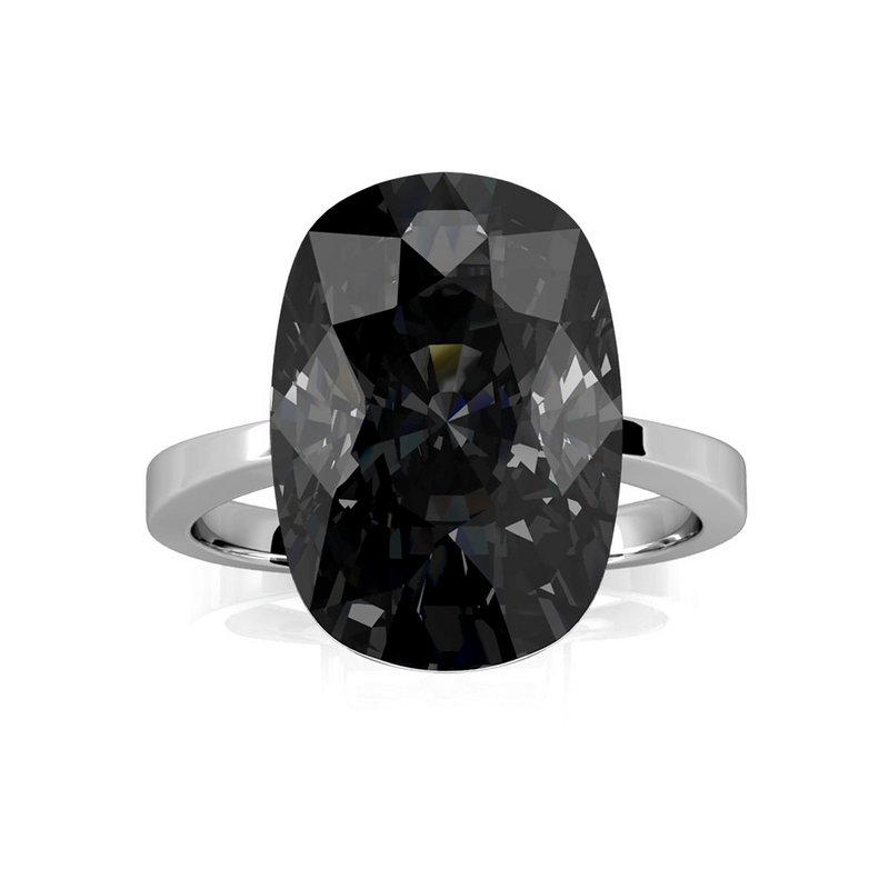 Bague Classic – Argenté et Noir