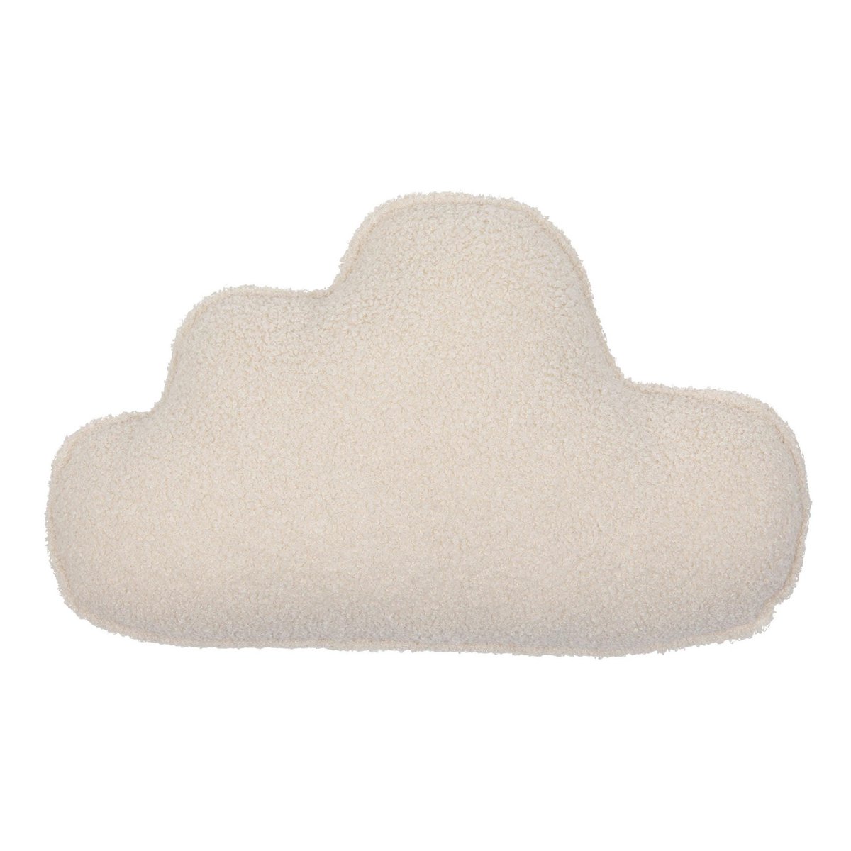 Fluffy Boucle Cloud Pillow "White teddy"