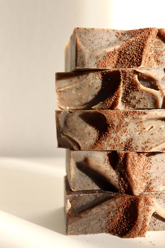 Naturseife "Coffee Scrub" mit Kokosmilch, vegan, palmölfrei