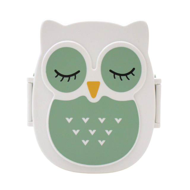 Snackbox - Lunchbox Uil luchtdicht & BPA vrij - Mint