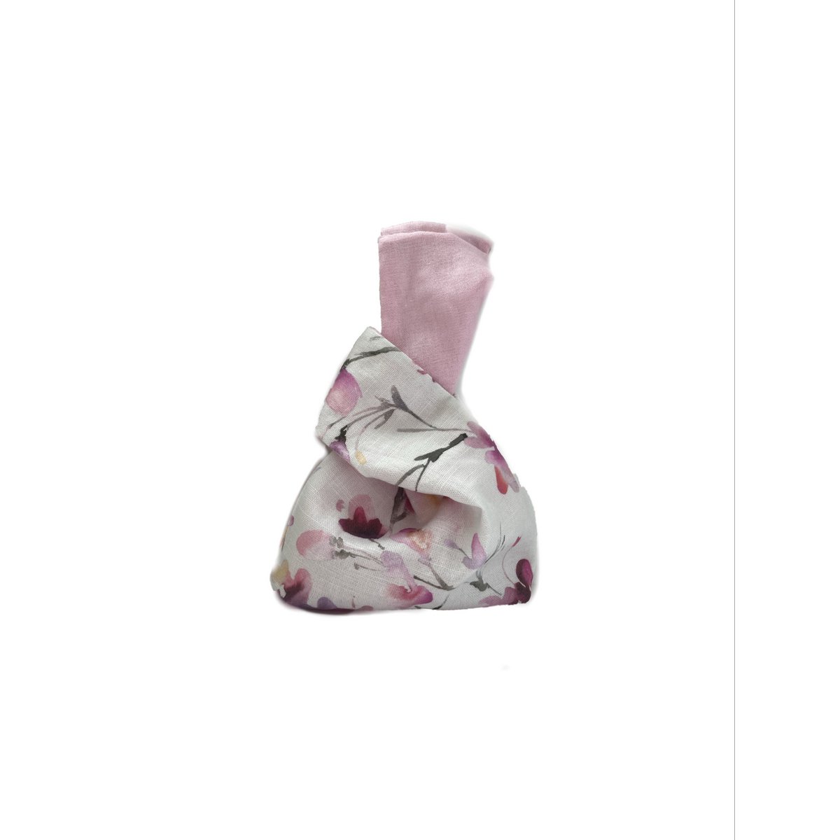Peony dove Japanese knot bag Small