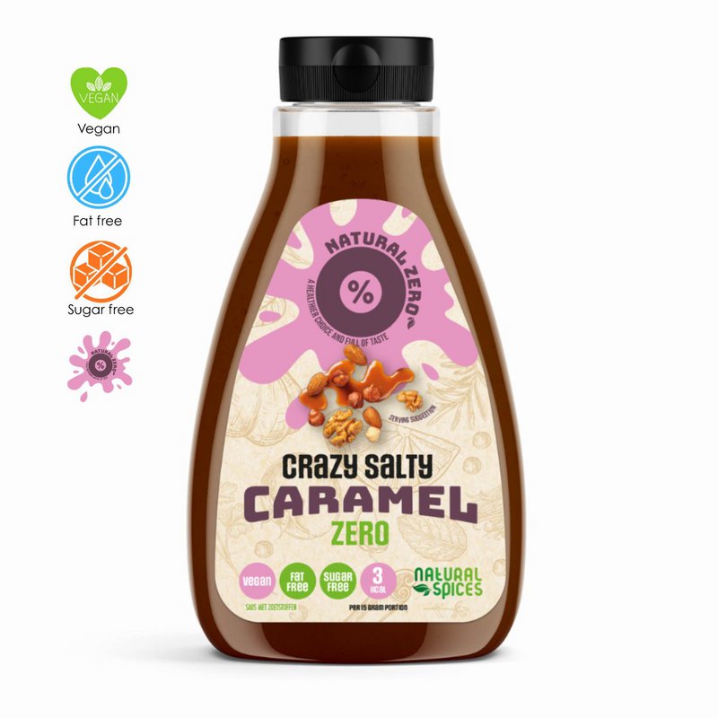 Verrückte kalorienarme Salz-Karamell-Sau (425 ml)
