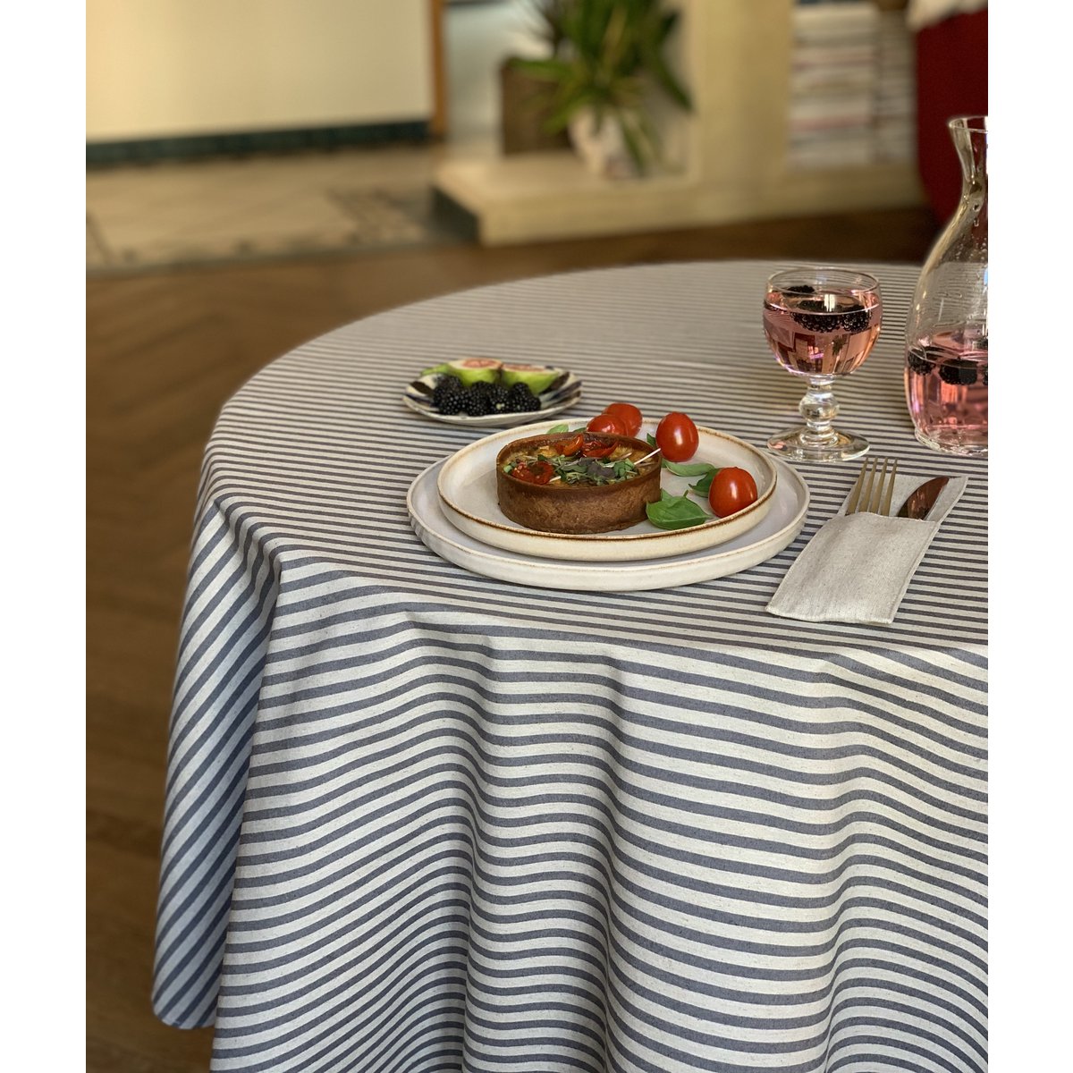 Round Tablecloth, Recycled fabric | Nord 1