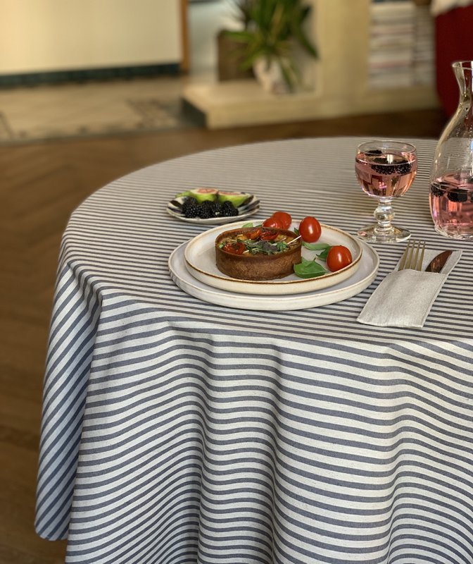 Round Tablecloth, Recycled fabric | Nord 1