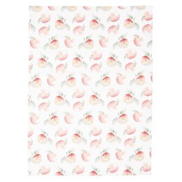 Theedoek 50x70 cm Rood Wit Katoen Appel Keukenhanddoek