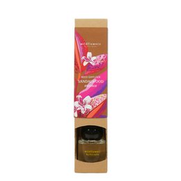 Duftstäbchen mit getrockneten Blumen, 50 ml – Sandelholz-Essenz