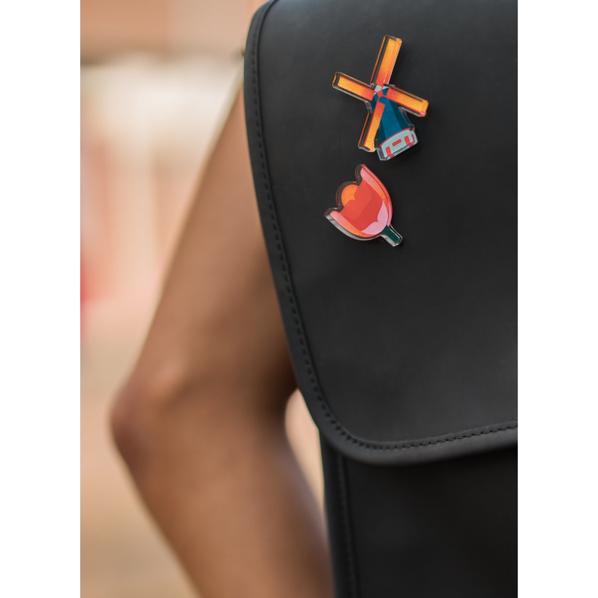 Nederlandse Windmolen Pin Badge